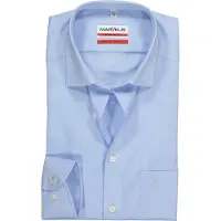 MARVELIS Homme Marvelis Modern Fit Chemise bleu, Unicolore