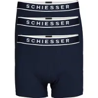 Schiesser Boxers bleu foncé / blanc