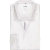 Olymp Chemise Luxor Sans Repassage Coupe Confort Blanc