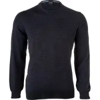 Olymp Pull Col O Wool Anthracite