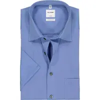 Olymp Luxor Comfort Fit Chemise bleu, Unicolore