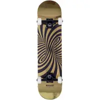 Rocket Skateboards Rocket Twisted Foil Gold 7.50" Skate-board RKT-COM-1555