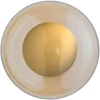 Ebb & Flow Horizon Plafonnier / Applique Ø: 21 cm | Shiny Gold | Golden smoke E14IP44