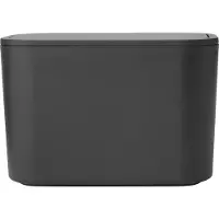 Brabantia MindSet Poubelle de salle de bain - Gris foncé