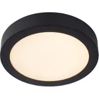 Lucide Éclairage de plafond Brice-Led Ø 24cm - IP44 noir