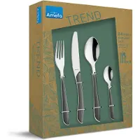 Amefa Set de Couverts Amefa Eclat Slate Gray Matte (24 Pièces)