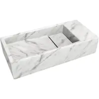 Balmani Mood lave-mains 45 x 20 cm Marbre Carrara