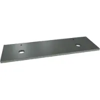 Balmani Rock tablette double pour trois meubles sous-lavabo granite aiguisé 180 x 55 cm