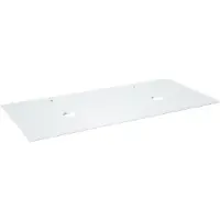 Balmani Facetta tablette double Solid Surface mat 120 x 55 cm