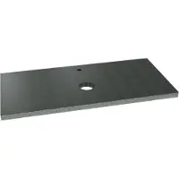 Balmani Rock tablette simple granite aiguisé 120 x 55 cm
