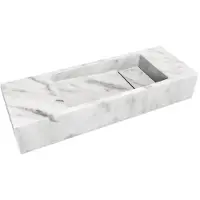 Balmani Mood lave-mains 55 x 20 cm Marbre Carrara