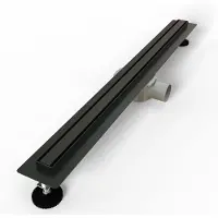 Linie rigole de douche 70cm noir mat