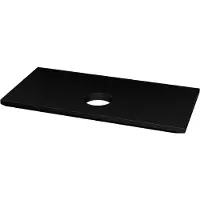 Balmani Facetta tablette simple granite aiguisé 42 x 21 cm