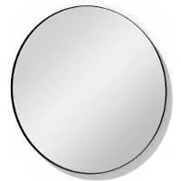 Storke Nero miroir rond noir Ø 100 cm