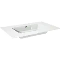 Storke Diva vasque simple marbre composite brillant 85 x 52 cm