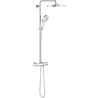 GROHE Système de douche Rainshower SmartActive 310 avec mitigeur thermostatique, montage mural, EcoJoy, 26648000