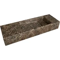 Balmani Mood lave-mains 65 x 20 cm Marbre Dark Emperador