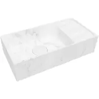 Balmani Dama lave-mains 42 x 21 cm Marbre Carrara