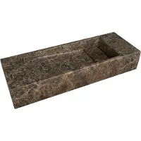 Balmani Mood lave-mains 55 x 20 cm Marbre Dark Emperador