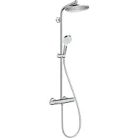 Hansgrohe Crometta S 240 EcoSmart Showerpipe chrome, 1 pièce.