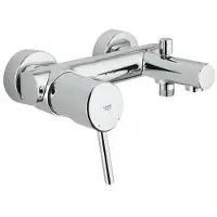 GROHE Concetto Mitigeur monocommandé pour bain, saillie 156mm, montage apparent, chrome, 32211001