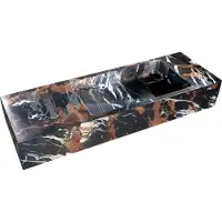 Balmani Mood lave-mains 65 x 20 cm marbre Portoro Gold
