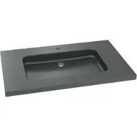 Balmani Napoli vasque simple granite aiguisé 90 x 55 cm