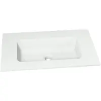 Storke Mata vasque simple Solid Surface mat 60 x 40 cm