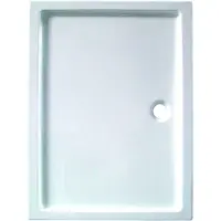 Linie Mango receveur de douche 120 x 80 cm acrylique blanc brillant