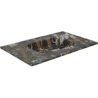 Balmani Tablo Arcato vasque simple marbre Portoro Gold 90 x 55 cm
