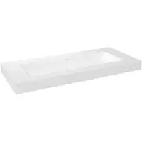 Storke Mata High vasque simple Solid Surface mat 120 x 52 cm