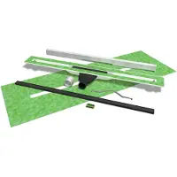 Mydrain rigole de douche 70cm Noir Mat