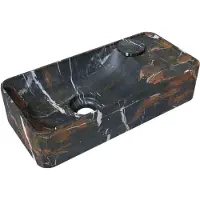 Balmani Fara lave-mains 45 x 22 cm marbre Portoro Gold
