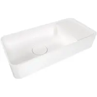 Balmani Fara lave-mains 45 x 22 cm Mat Wit Solid Surface
