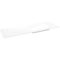 Storke Mata vasque asymétrique droite solid surface mat 150 x 52 cm