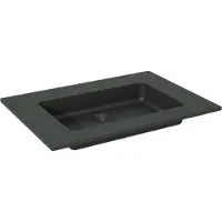 Storke Scuro vasque simple quartz mat 75 x 52 cm