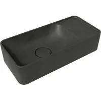 Balmani Fara lave-mains 45 x 22 cm granite aiguisé