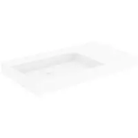 Storke jura vasque asymétrique gauche Solid Surface mat 80 x 46 cm