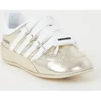 Dsquared2 251 Chaussure bébé à lacets avec détails en daim