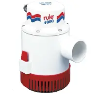 Rule Pumps Bilge Pump 4000gph 12v Blanc