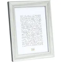 Deknudt Cadre photo en bois argenté avec nuances de gris foncé 18x24 S40JE2