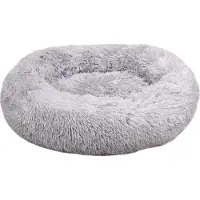 Flamingo Lit pour chien , modèle Krems, rond, gris clair, dimensions : 50 cm