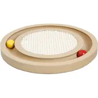 Flamingo Jouet griffoir pour chats Infinity 29x29x2,5 cm Naturel