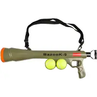 Flamingo Tennis Ball Bazooka Ball Launcher Argenté