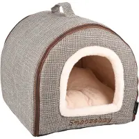 Flamingo Snoozebay Zone Cat Bed Gris 45 x 35 x 35 cm