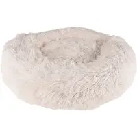 Flamingo Lit pour chien , rond, blanc crème, dimensions : 50 cm