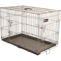 Flamingo Coffre de transport Ebo 92 x 56 x 64 cm brun-métallique 517582