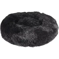 Flamingo Lit pour chien , rond, couleur crème et noir, dimensions : 50 cm