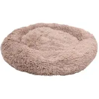 Flamingo Lit pour chien , modèle Krems, rond, marron clair, dimensions : 70 cm