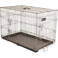 Flamingo Cage de transport Ebo 77 x 47 x 55 cm brun-métallique 517581
